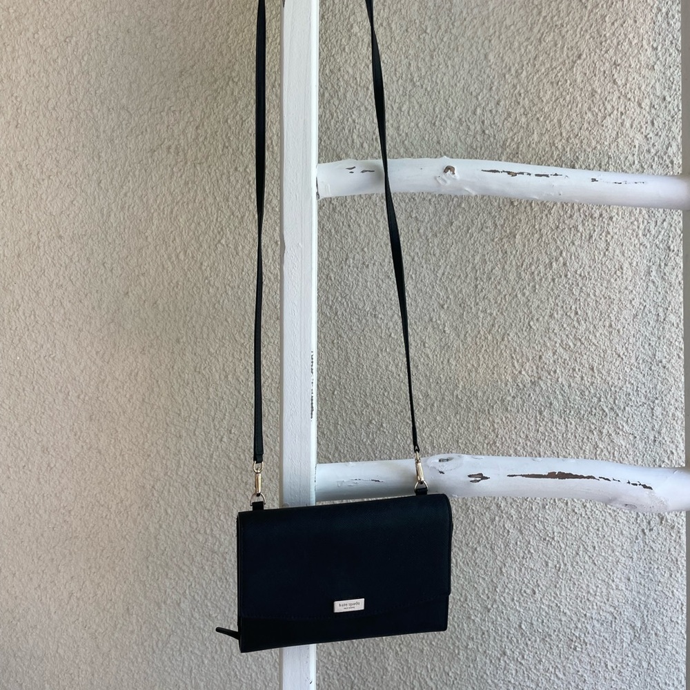 Kate Spade Simple Black Crossbody Purse